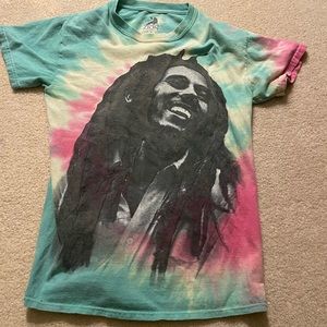 Bob Marley tie dye T shirt